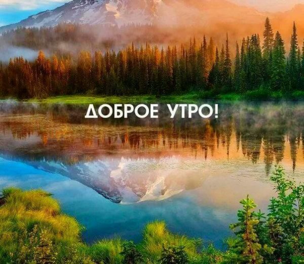 Картинки м добрым утром природа