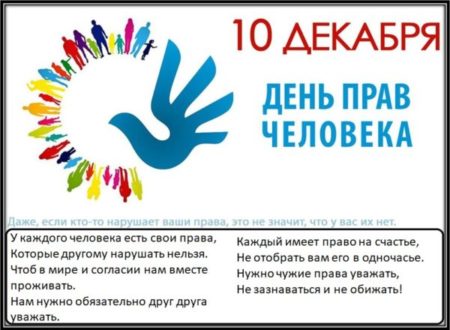 День прав человека - картинки, поздравления на 10 декабря 2023