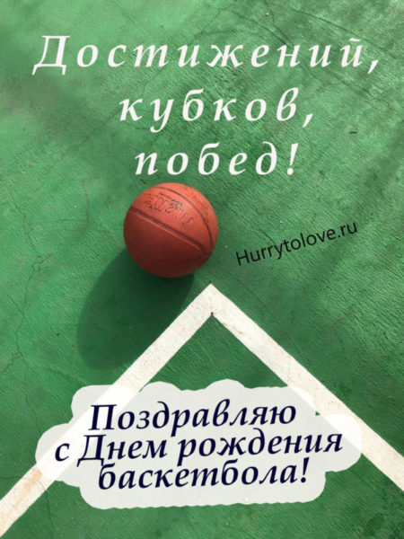 Поздравление тренера по баскетболу с днем рождения