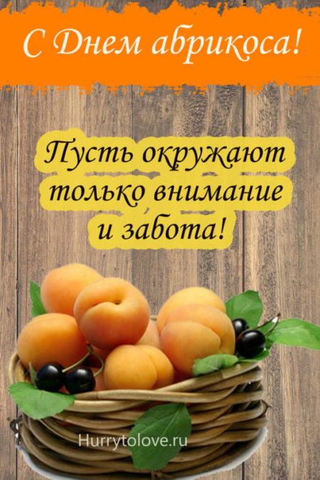 День абрикоса - картинки с надписями, поздравления на 9 января 2024