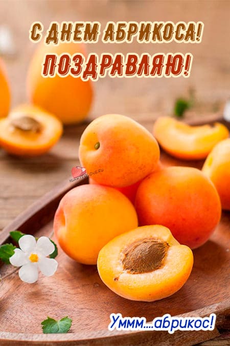 День абрикоса - картинки с надписями, поздравления на 9 января 2024