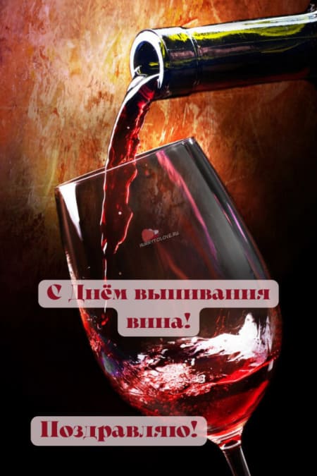 День выпивания вина - картинки прикольные на 18 февраля 2024