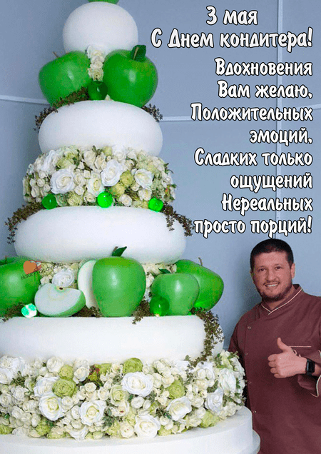 День кондитера в России - картинки, поздравления на 3 мая 2024