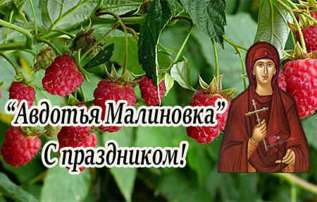 Авдотья Малиновка, картинка к народно-христианскому празднику.