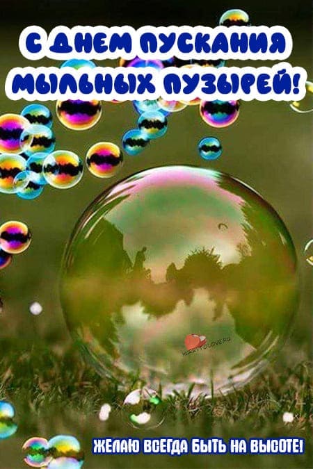 День пускания мыльных пузырей - прикольные картинки с надписями на 9 июня 2024